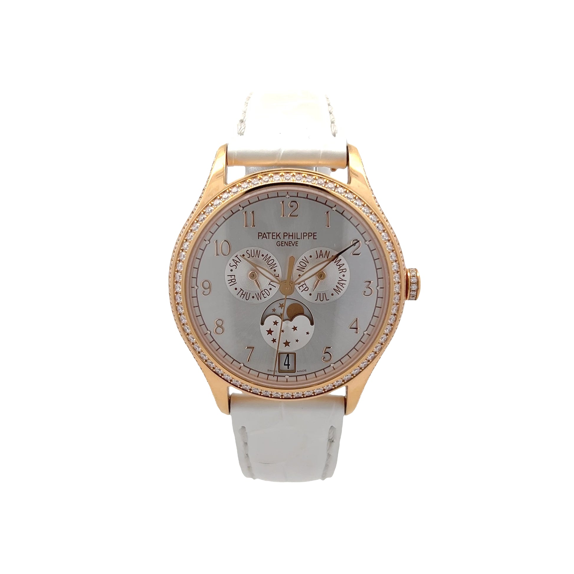 Patek Philippe Annual Calendar Diamond Bezel 4947R