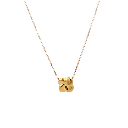 Pinwheel Pendant Necklace in 14k Yellow Gold