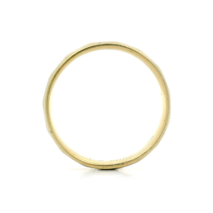 Vintage Mens 5mm Wedding Band in 10k Yellow Gold
