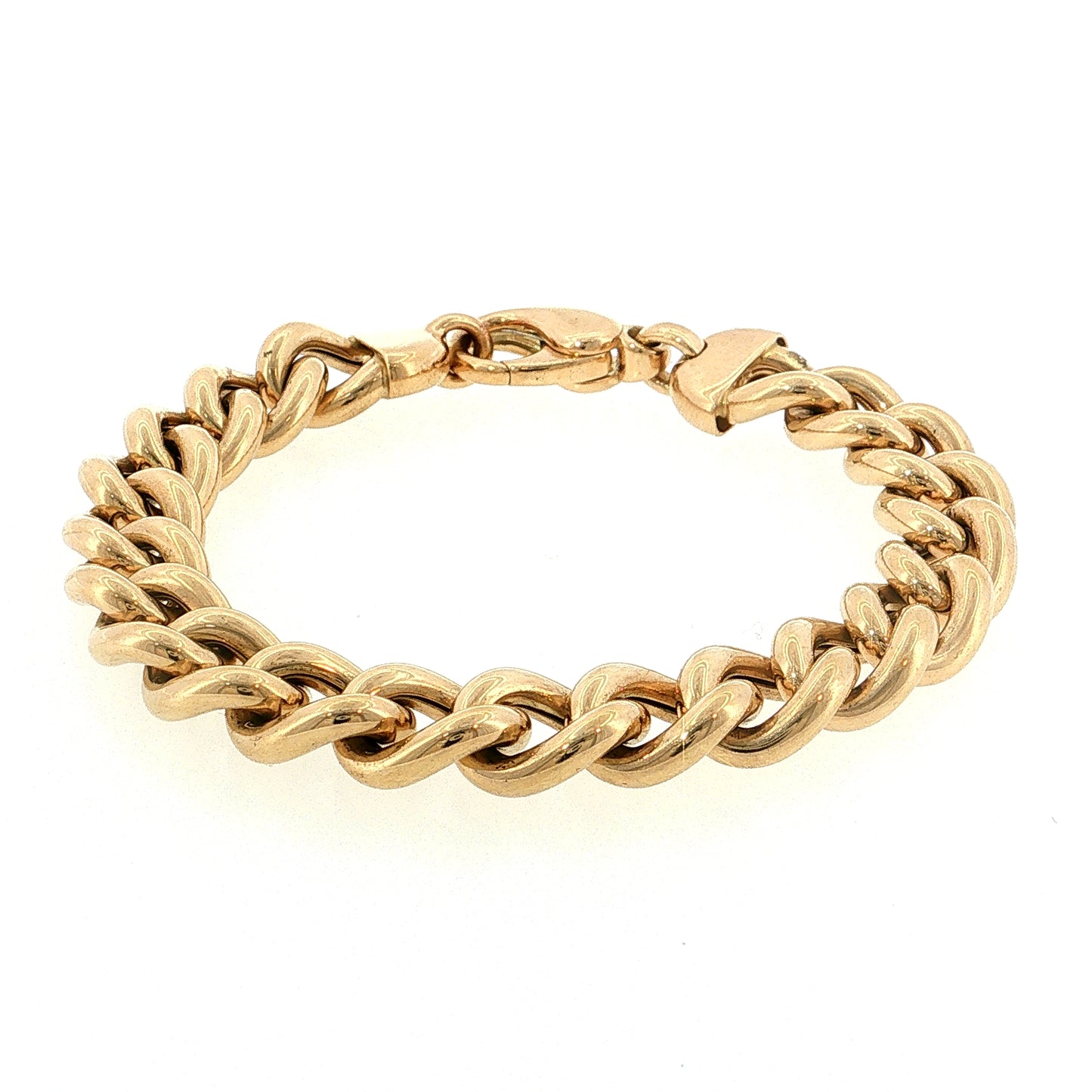 Ralph Lauren Curb Link Bracelet 14k Yellow Gold