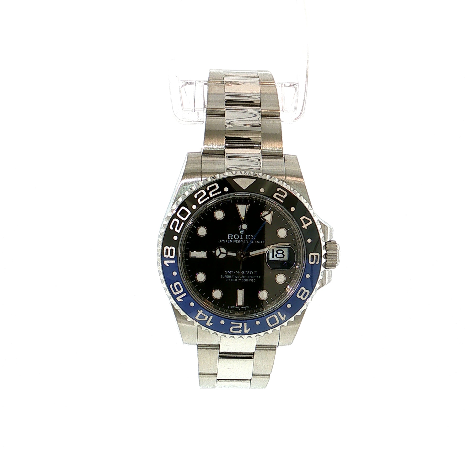 Rolex GMT Master II Batman Stainless Steel