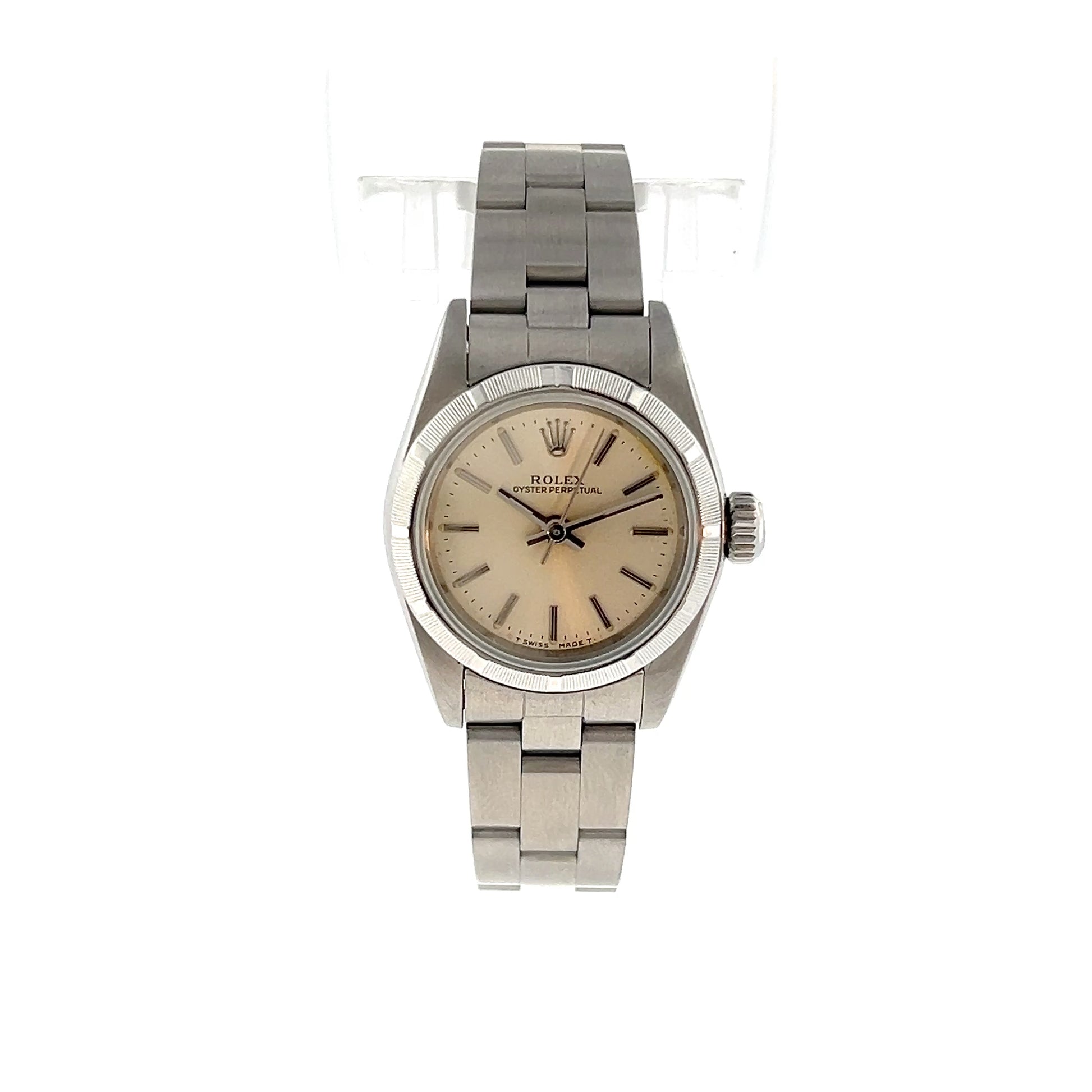 Rolex Oyster Perpetual 26mm Stainless Steel Silver Dial