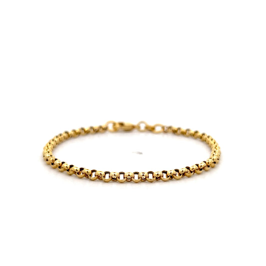 Rolo Chain Bracelet 14k Yellow Gold