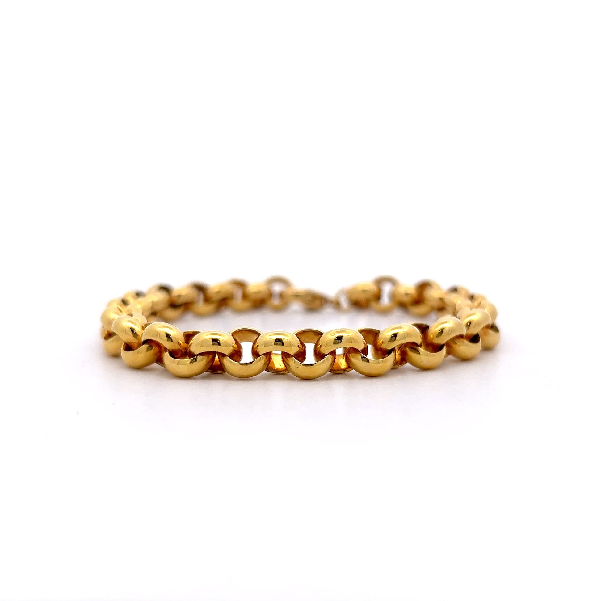 Rolo Chain Bracelet 18k Yellow Gold