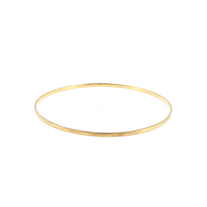 Rounded Bangle Bracelet 18k Yellow Gold