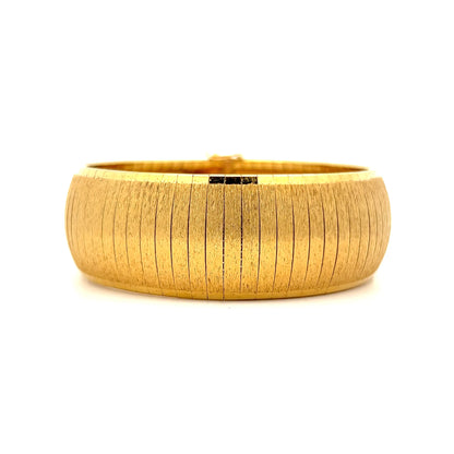 Segmented Line Statement Bracelet 18k Yellow Gold