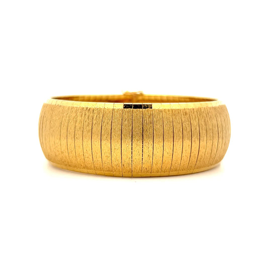 Segmented Line Statement Bracelet 18k Yellow Gold