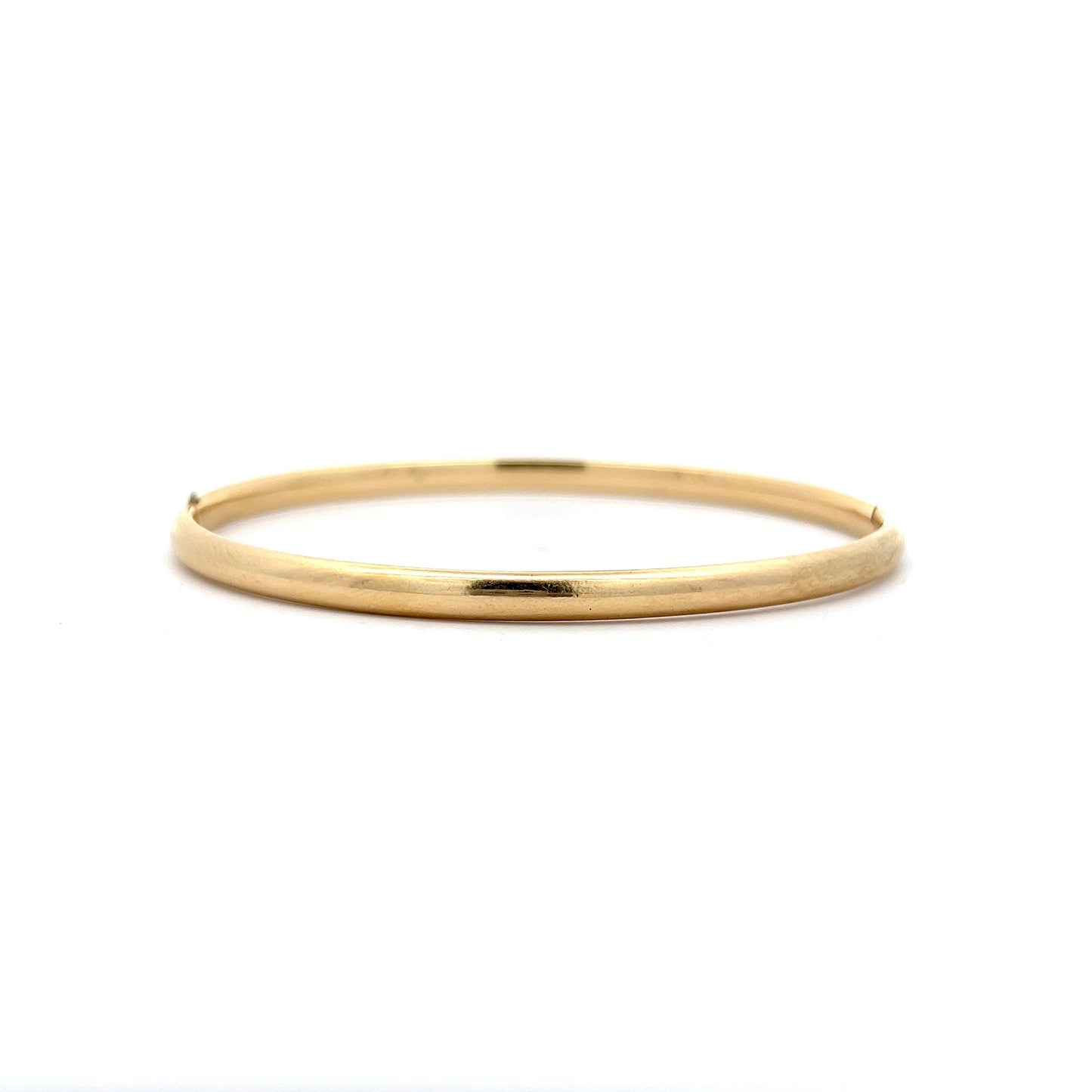 Simple Classic Bangle Bracelet in 14k Yellow Gold