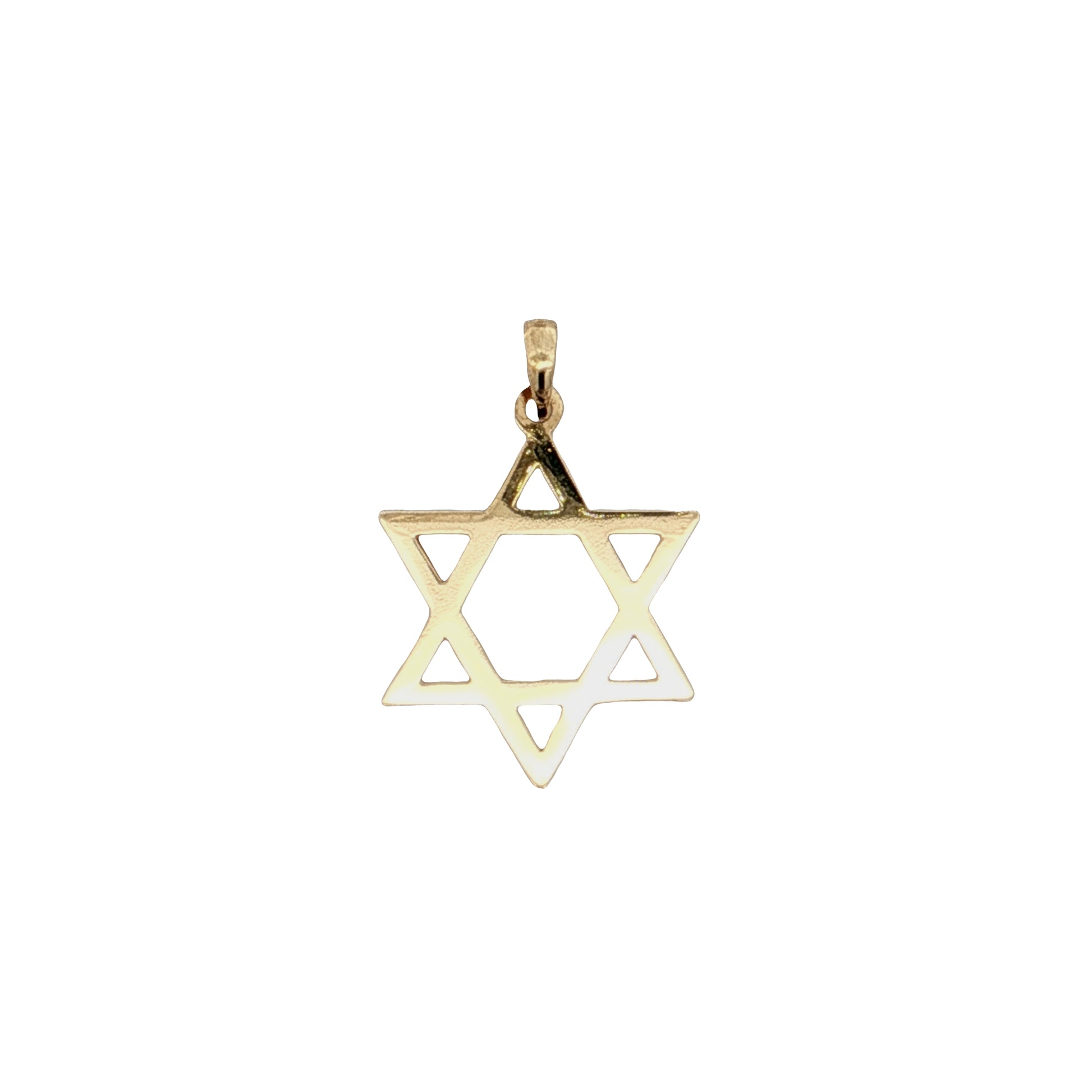 Star of David Pendant in 18k Yellow Gold