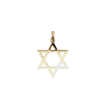 Star of David Pendant in 18k Yellow Gold