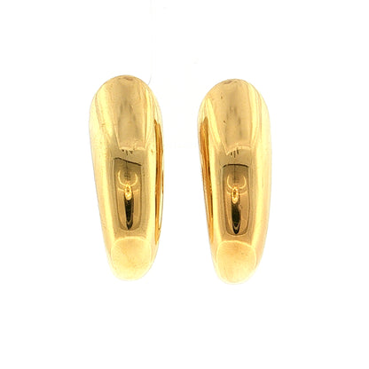 Swirl Drop Earrings 18k Yellow Gold