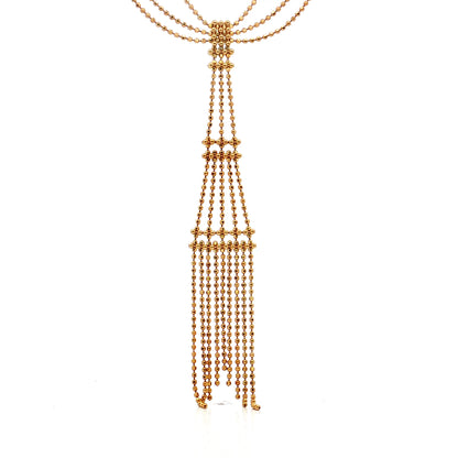 Tiffany & Co. Fringe Tower Necklace 18k Yellow Gold