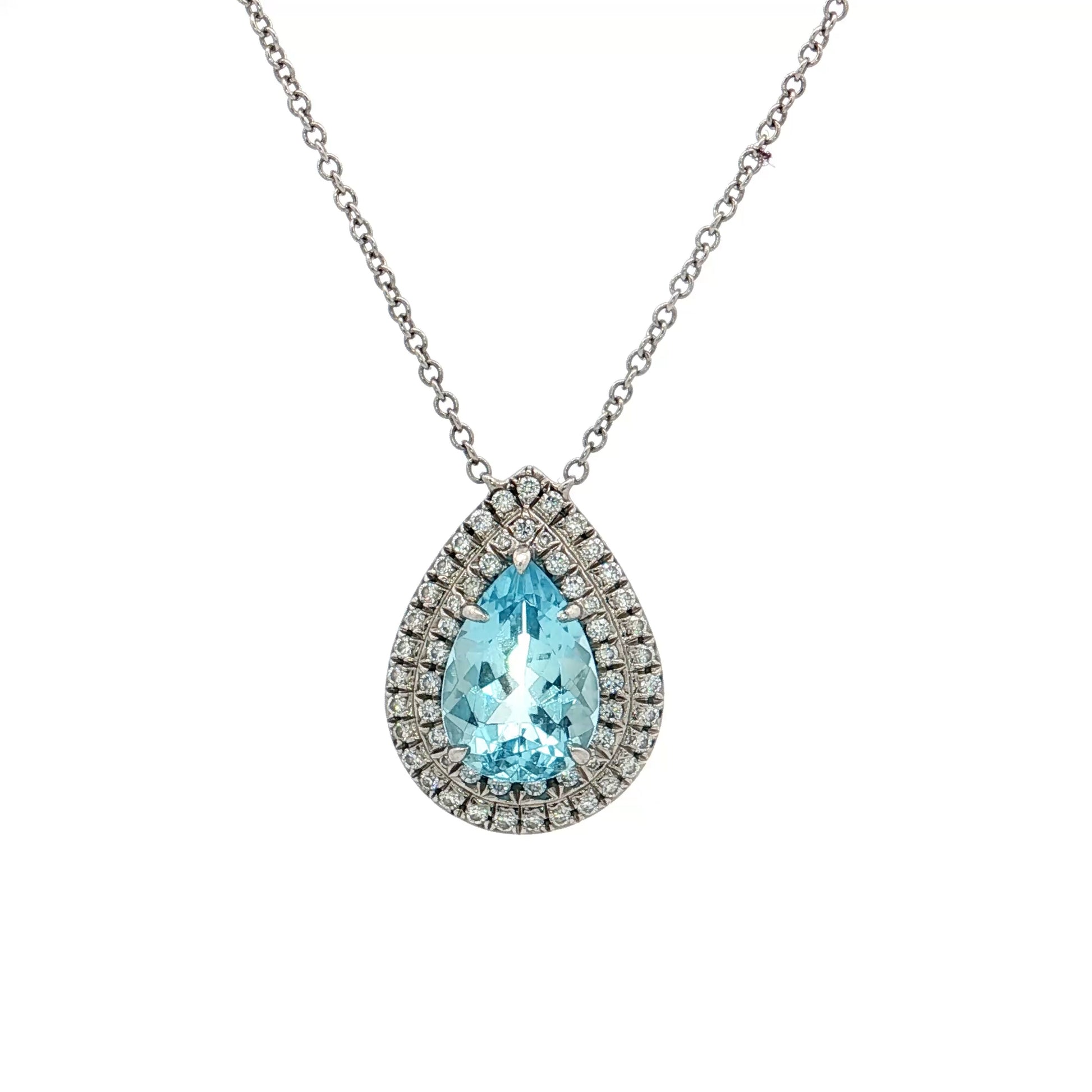Tiffany & Co Soleste Pendant Necklace Platinum