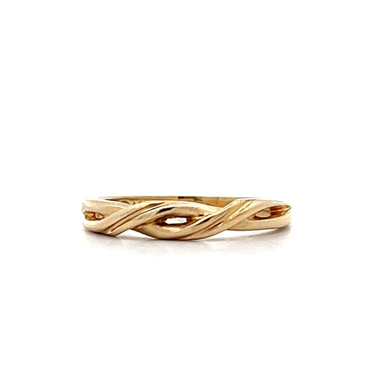 Twisted Stacking Ring in 14k Yellow Gold