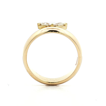 .47 Marquise Diamond Engagement Ring in 14k Yellow Gold