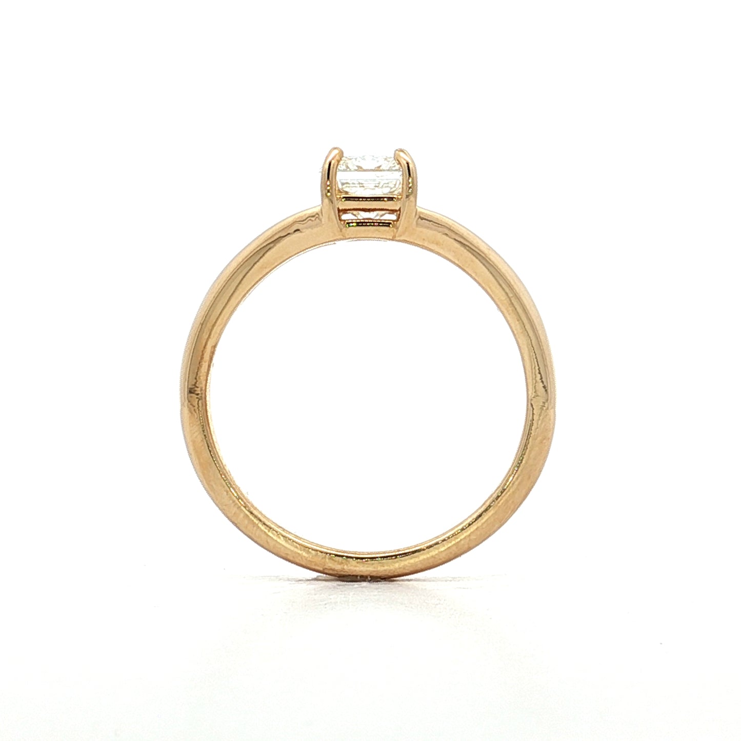 1.20 Radiant Cut Diamond Engagement Ring 14k