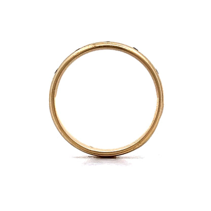 .06 Bezel Diamond Stacking Ring in 14k Yellow Gold