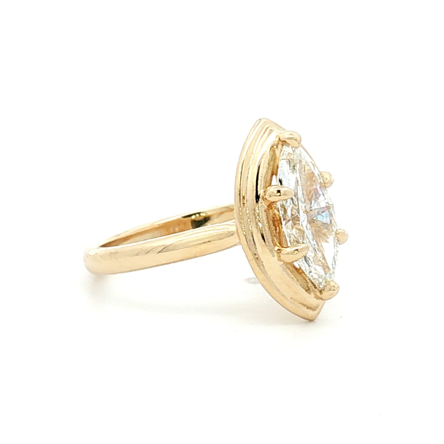 1.50 Marquise Cut Solitaire Diamond Engagement Ring 14k