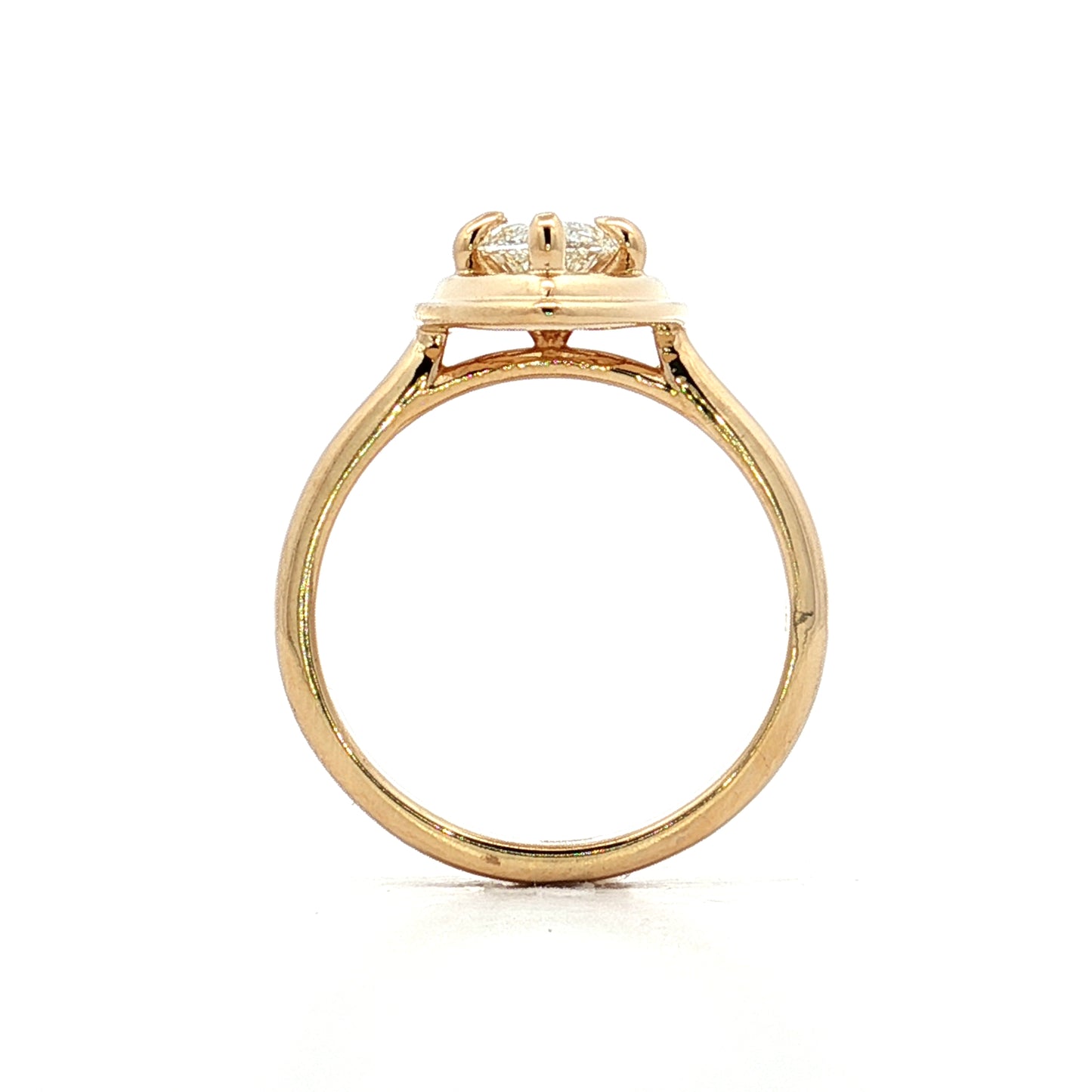 1.50 Marquise Cut Solitaire Diamond Engagement Ring 14k