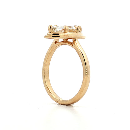 1.50 Marquise Cut Solitaire Diamond Engagement Ring 14k