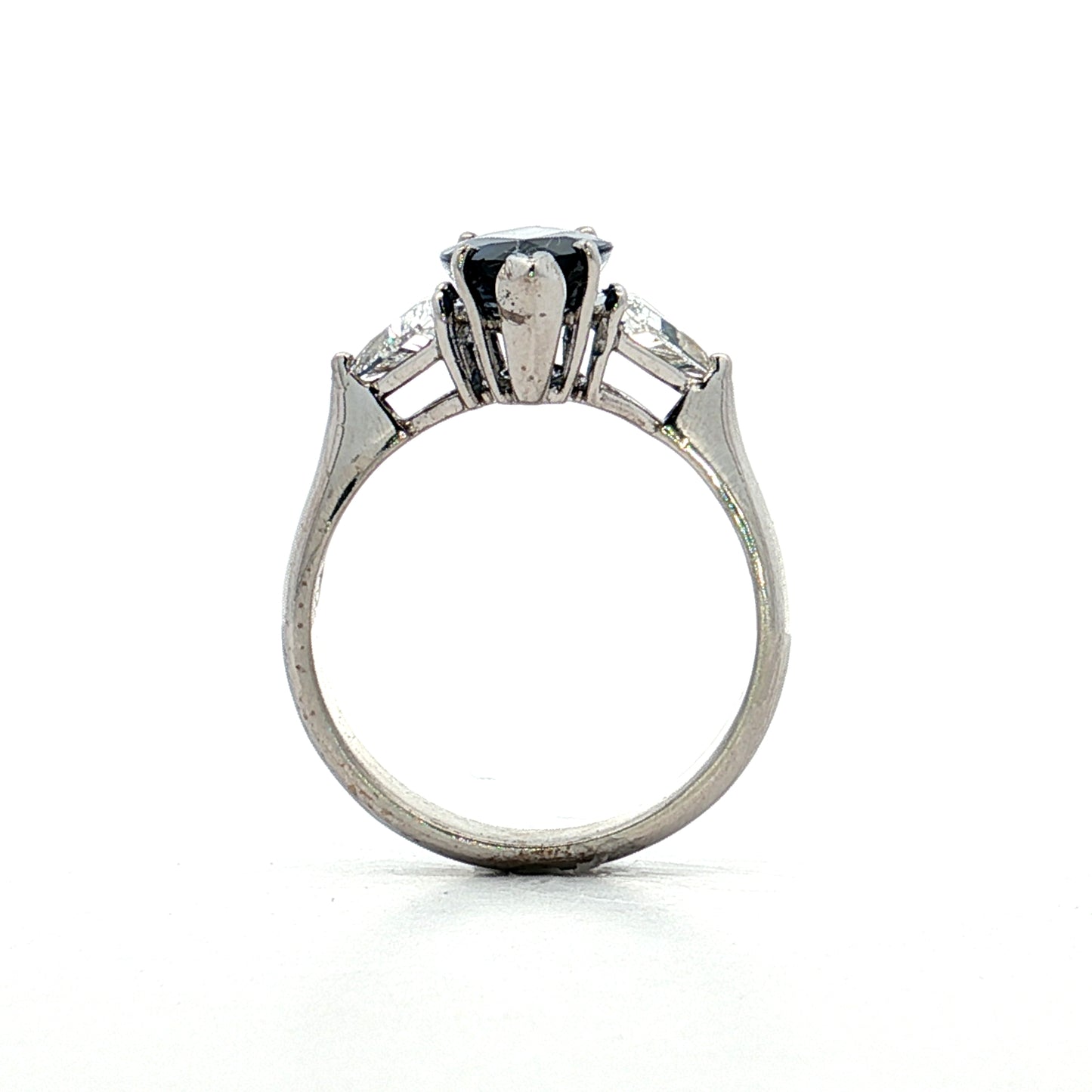 3.33 Marquise Sapphire Engagement Ring in 18k