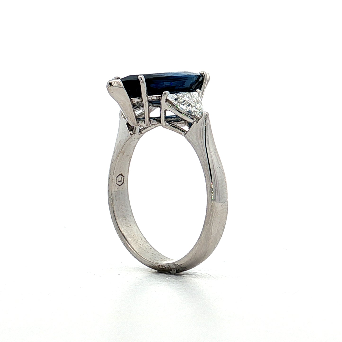 3.33 Marquise Sapphire Engagement Ring in 18k