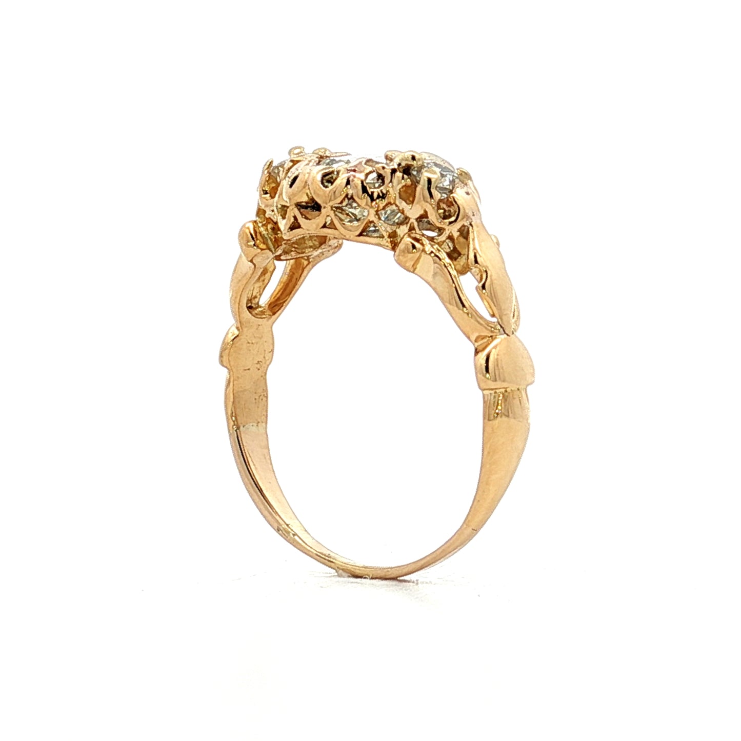 1.48 Antique Old European Diamond Engagement Ring 18k