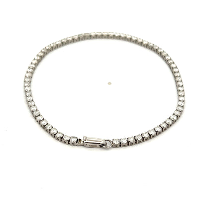 3.00 Round Brilliant Diamond Bracelet in 14k