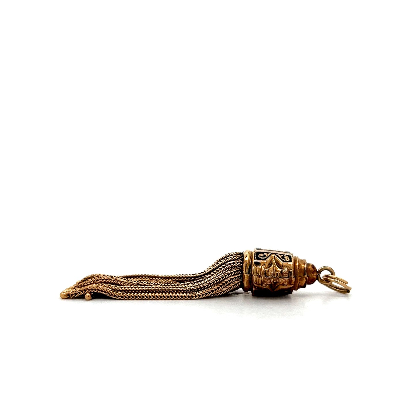 Antique Victorian Tassle Pendant in 14k Yellow Gold