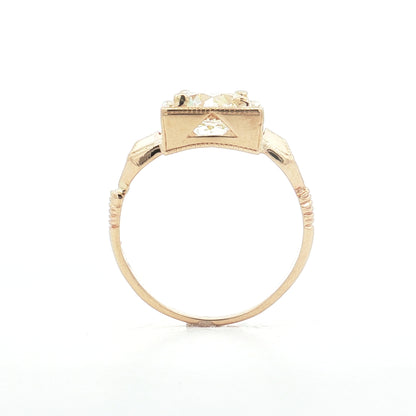 1.68 Antique Old European Diamond Engagement Ring 14k