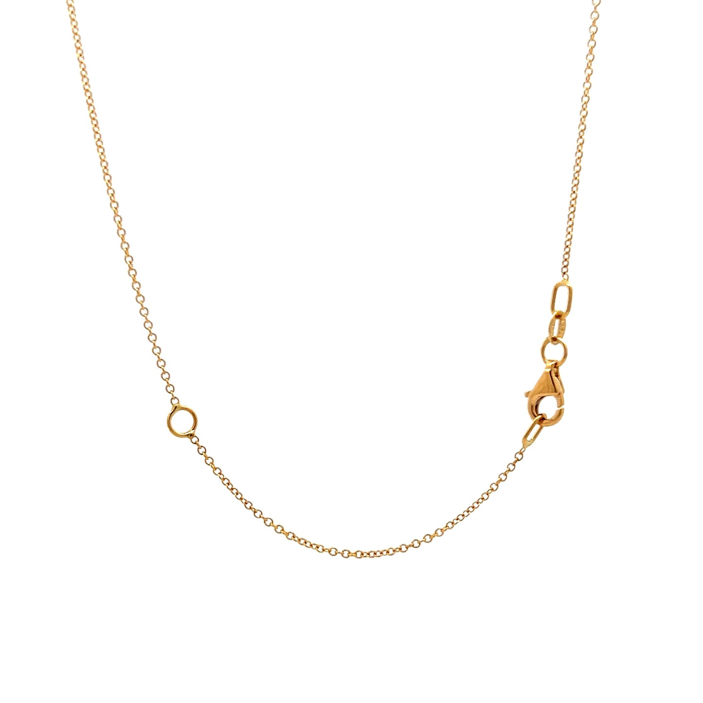 .27 Diamond Lariat Necklace in 18k Yellow Gold