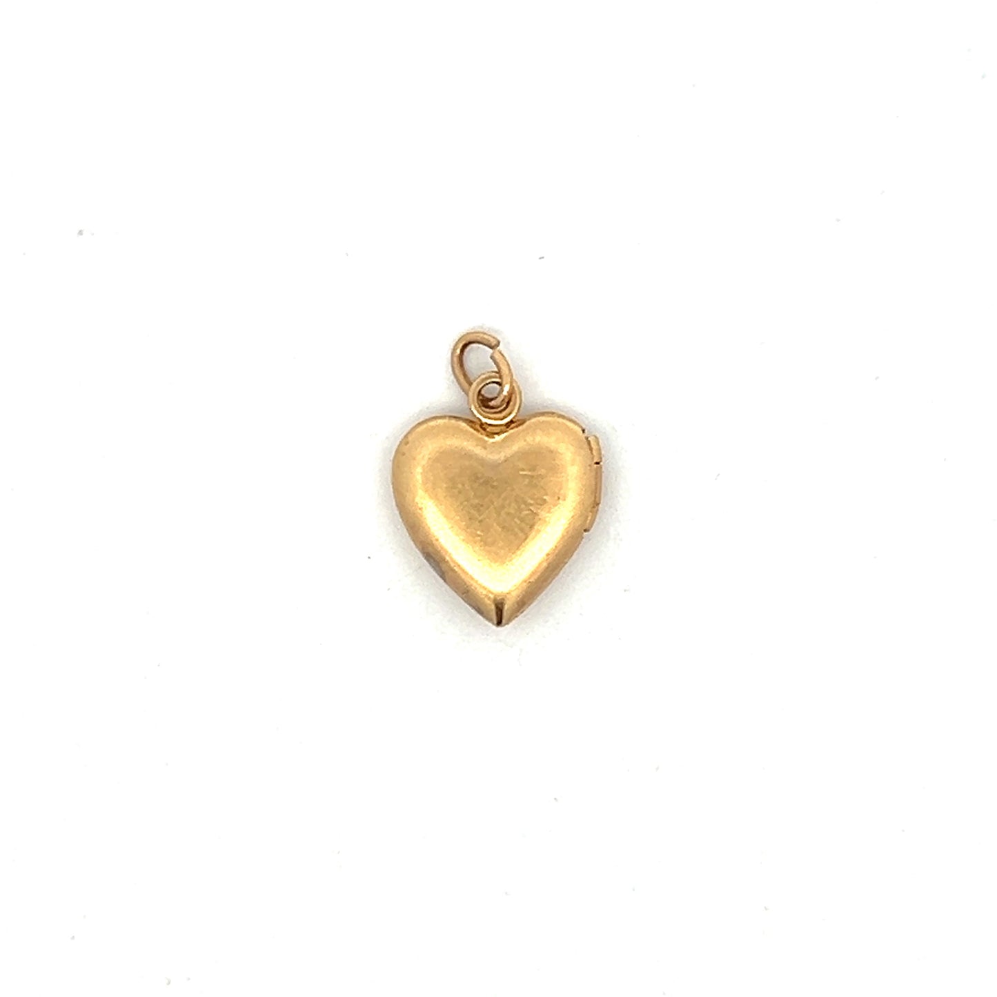 Vintage 1950s Heart Locket in 14k Yellow Gold