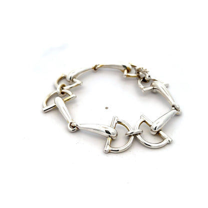 Gucci Horsebit Link Bracelet in Sterling Silver