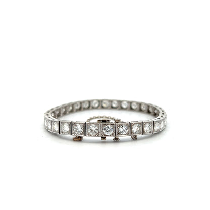 8 Carat Diamond Tennis Bracelet in Platinum