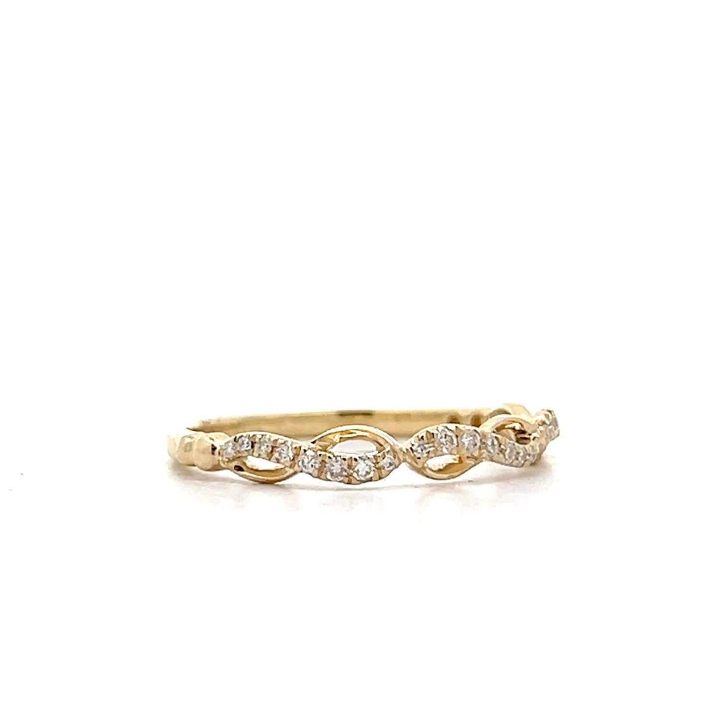 .13 Diamond Wedding Band in 14k Yellow Gold