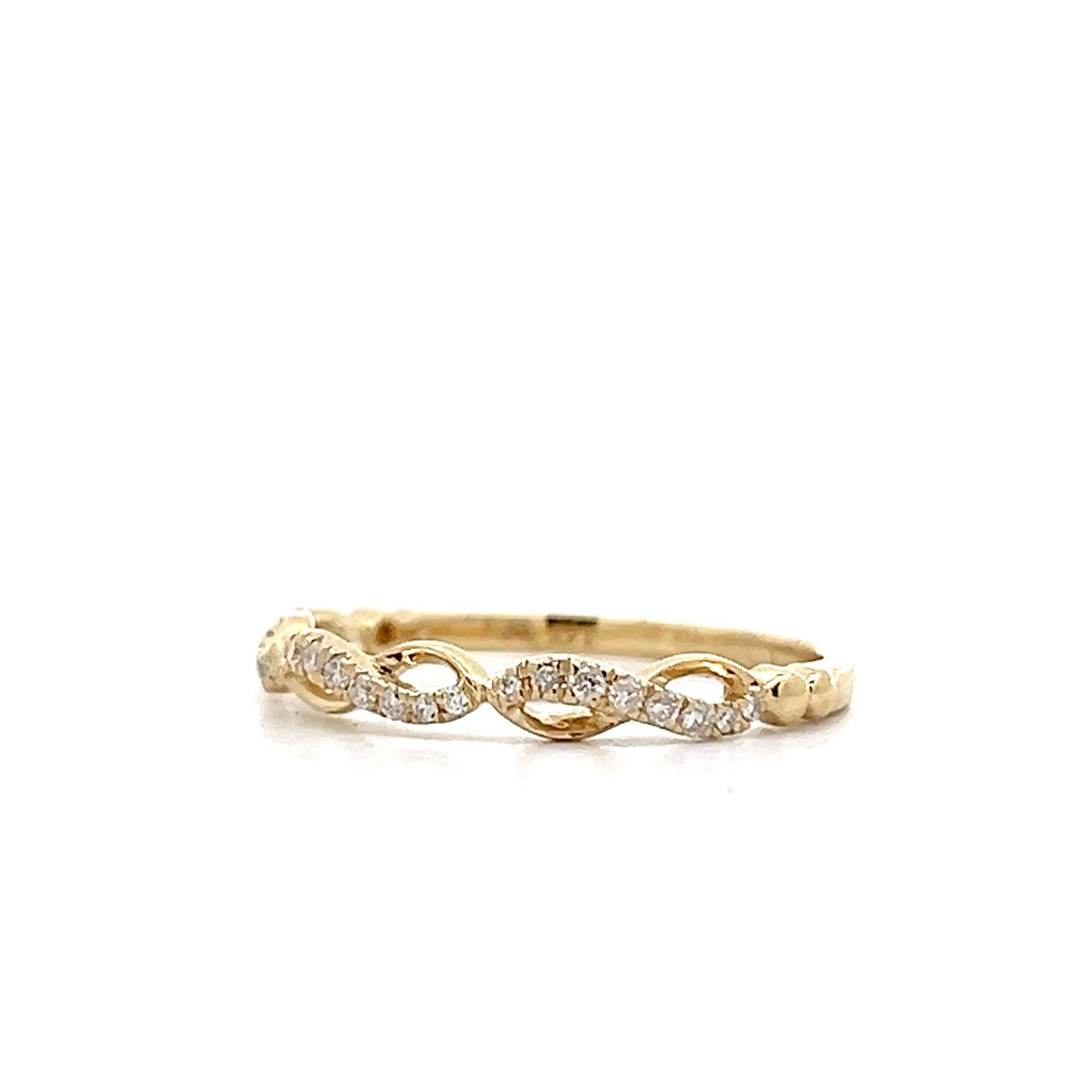 .13 Diamond Wedding Band in 14k Yellow Gold