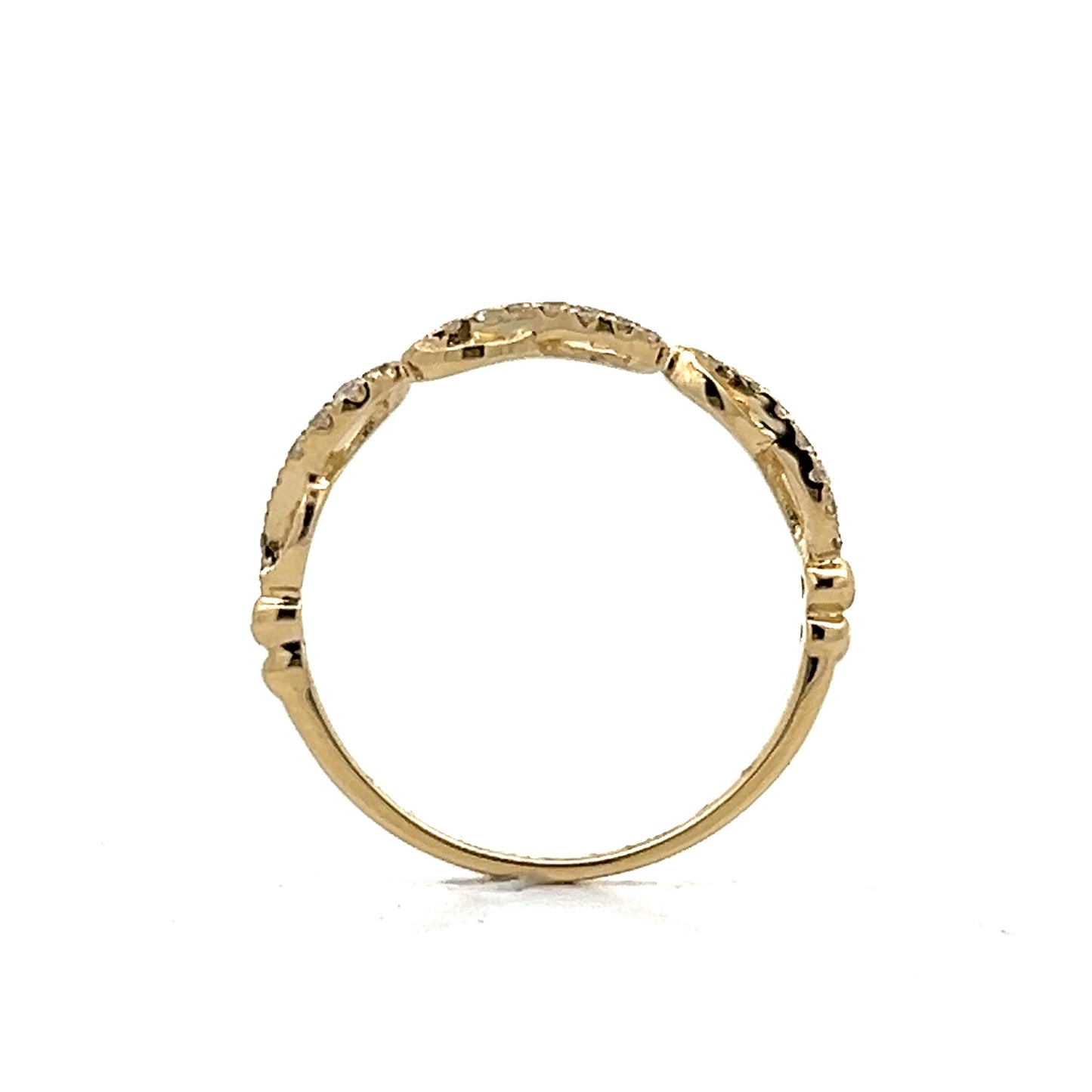 .13 Diamond Wedding Band in 14k Yellow Gold