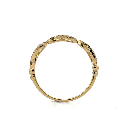 .13 Diamond Wedding Band in 14k Yellow Gold