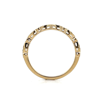 .10 Diamond Wedding Band in 14k Yellow Gold