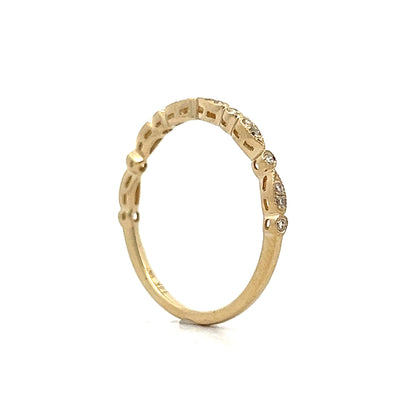 .10 Diamond Wedding Band in 14k Yellow Gold