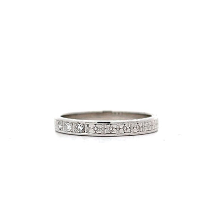 .075 Single Cut Diamond Orange Blossom Band in 18k