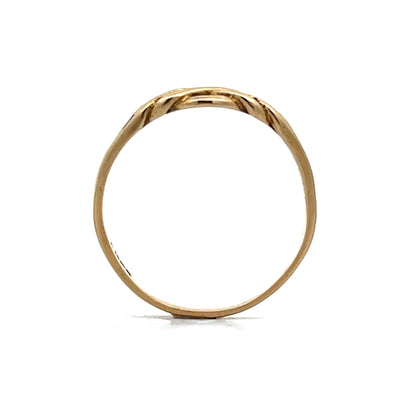 Vintage Mid-Century Knot Ring in 14k Yellow Gold