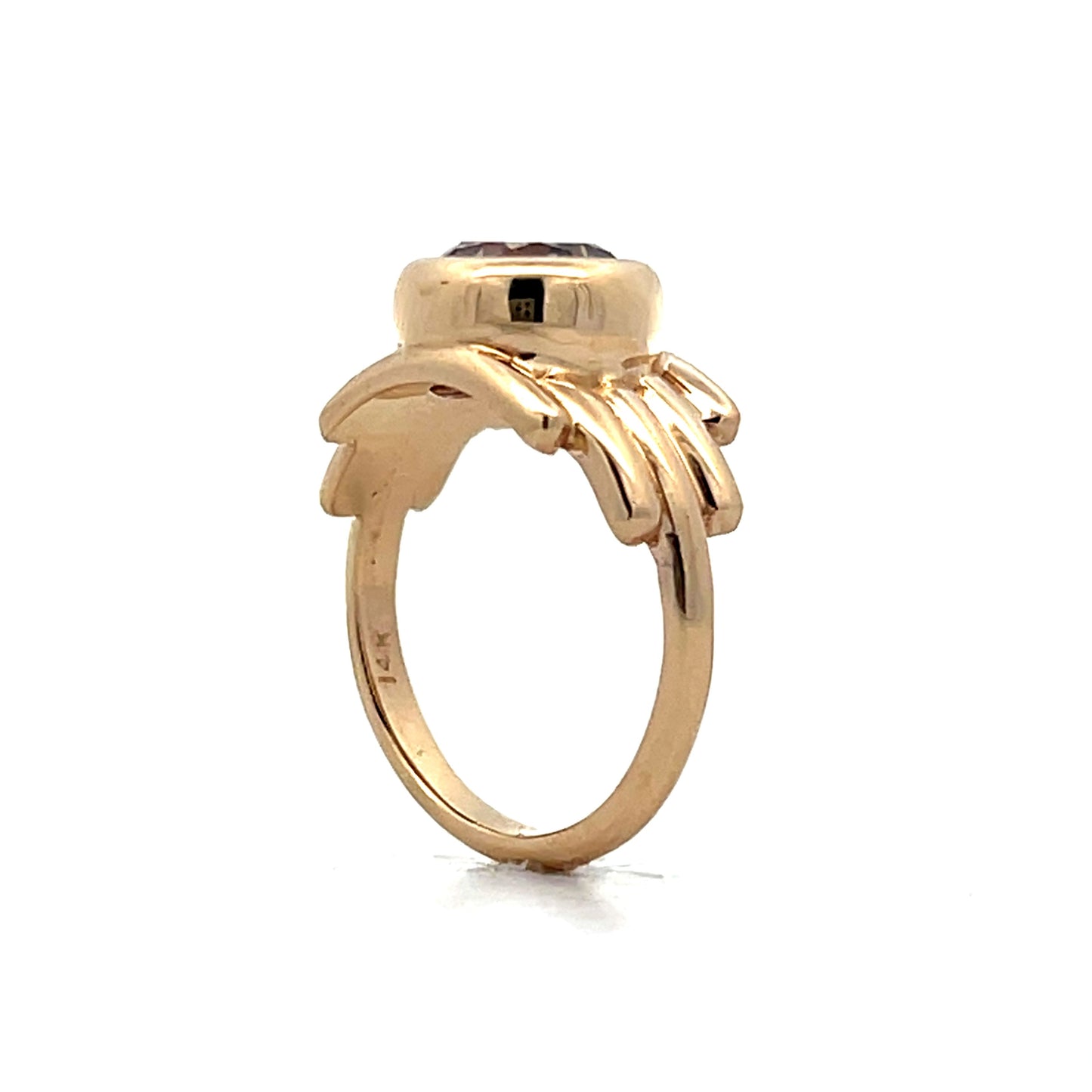 2.03 Fancy Brown Diamond Engagement Ring in 14k