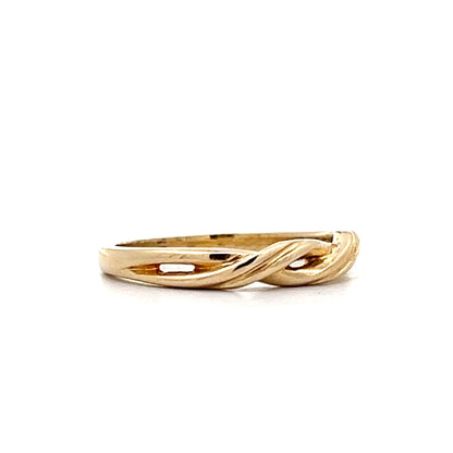 Twisted Stacking Ring in 14k Yellow Gold