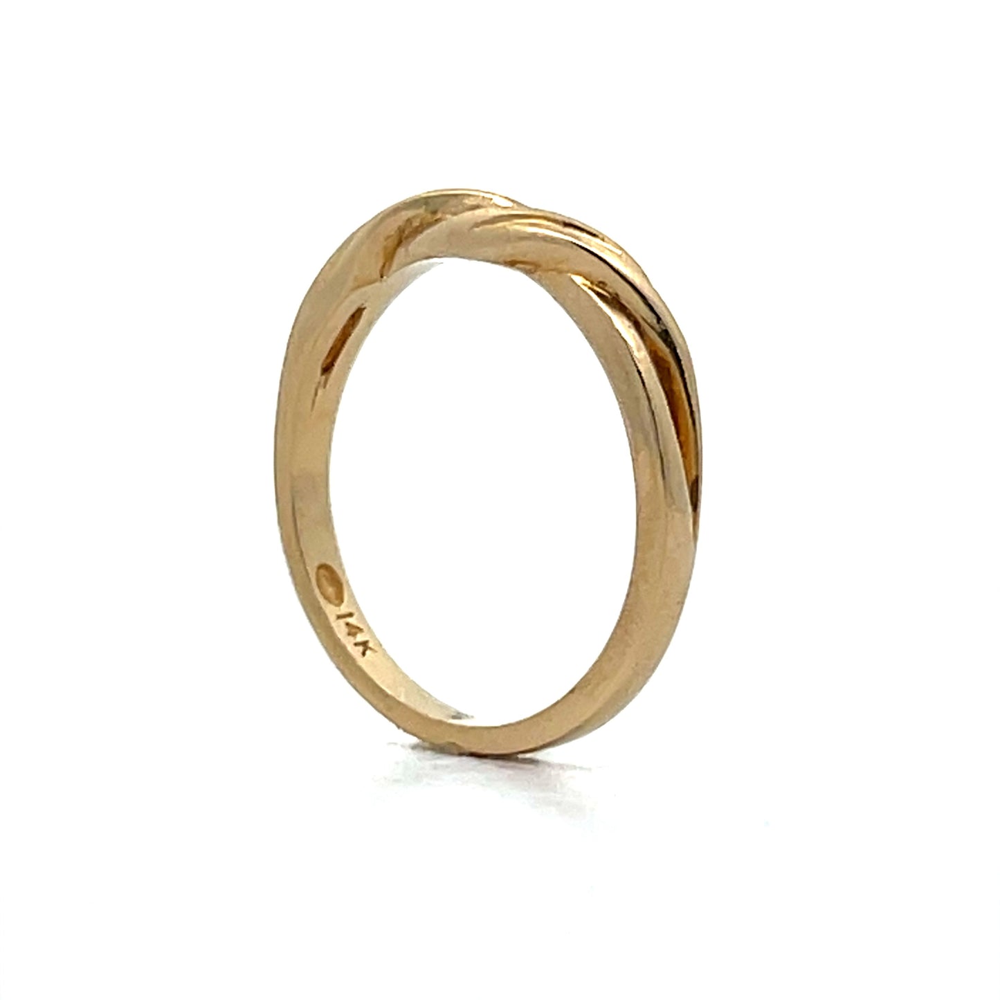 Twisted Stacking Ring in 14k Yellow Gold