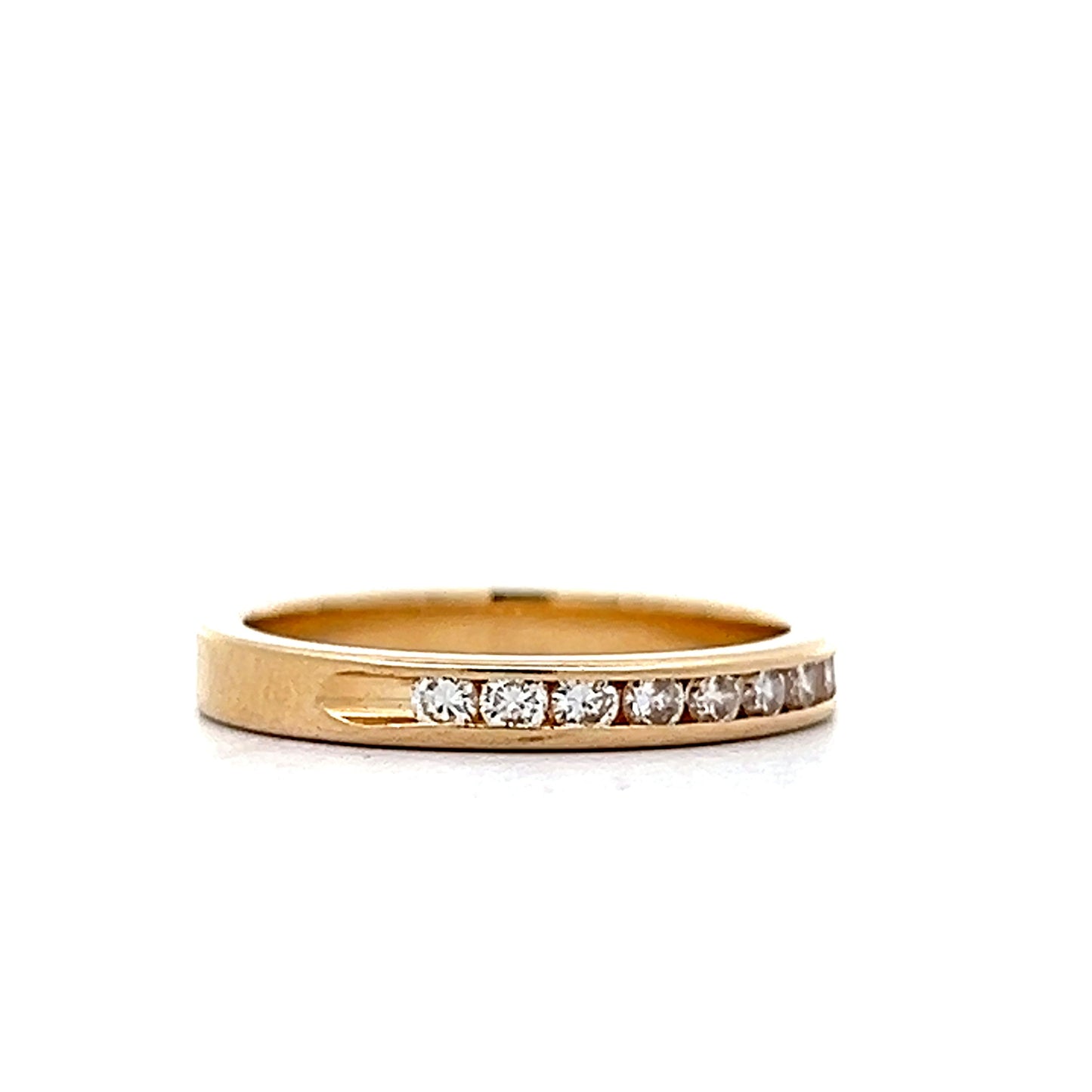 .25 Channel Set Diamond Band in 14k Yellow Gold