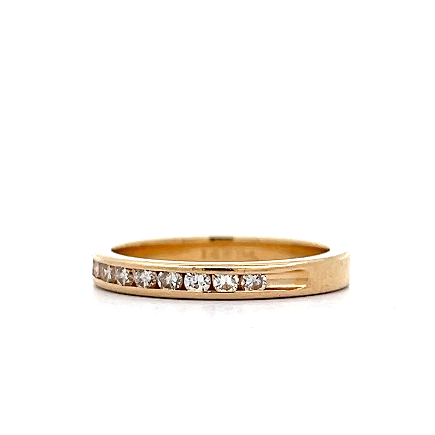 .25 Channel Set Diamond Band in 14k Yellow Gold