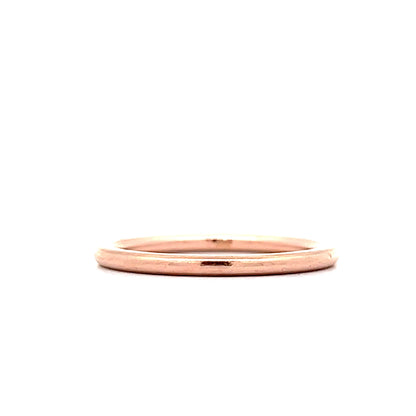 1.5mm Wedding Band in 14k Rose Gold