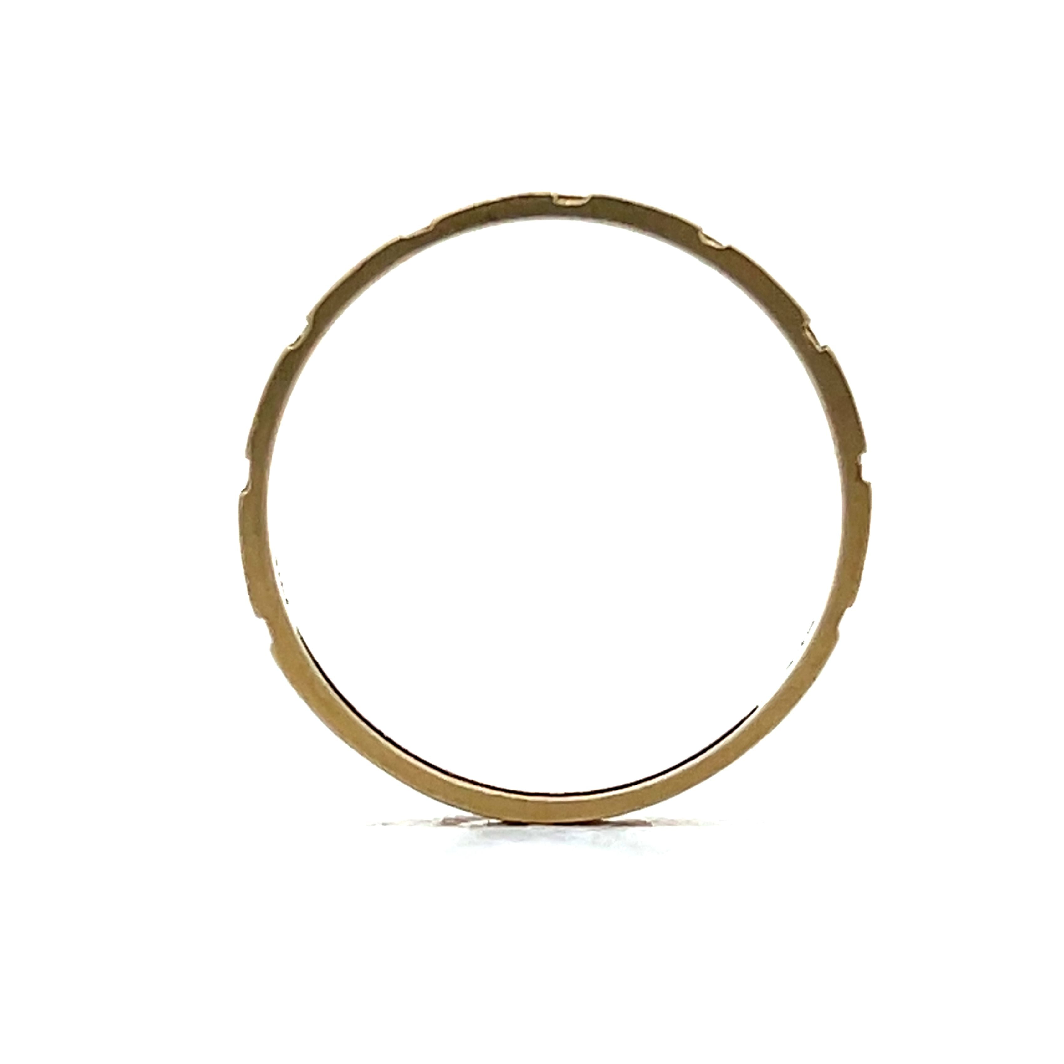 3mm Greek Key Wedding Band in 14k Yellow Gold – Filigree Jewelers