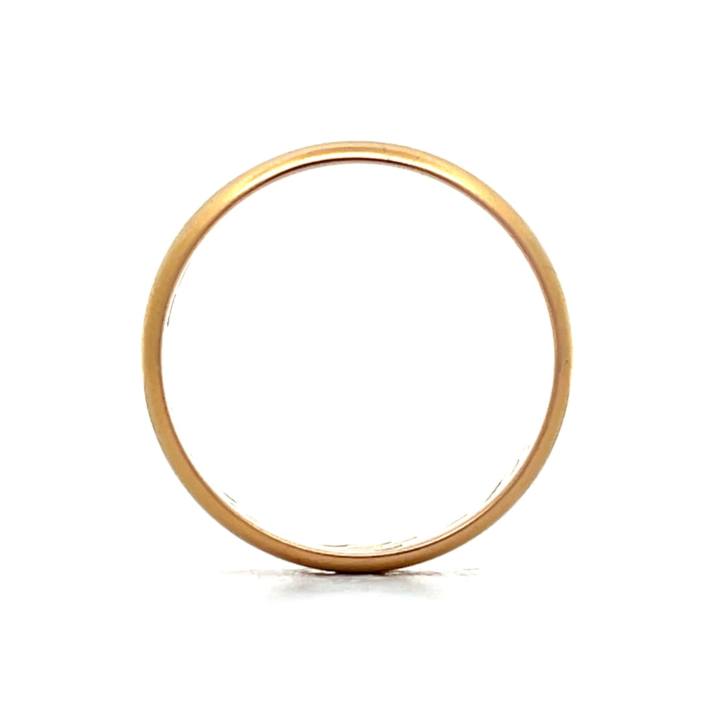 Mens 5mm Antique Wedding Band in 18k Yellow Gold